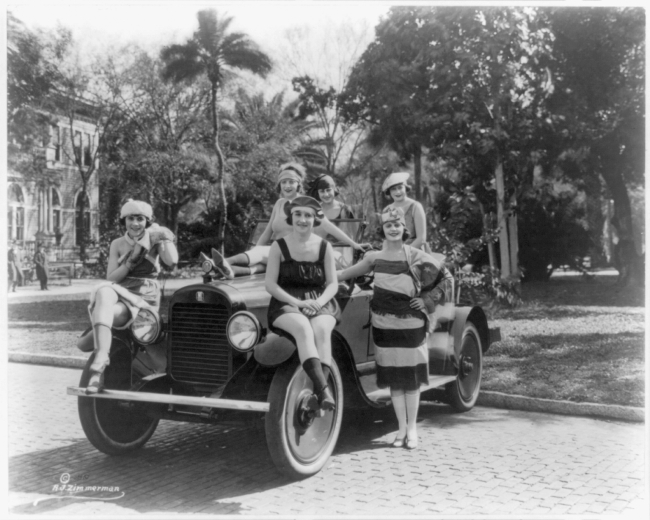 Florida bathing beauties in Columbia Six Sport