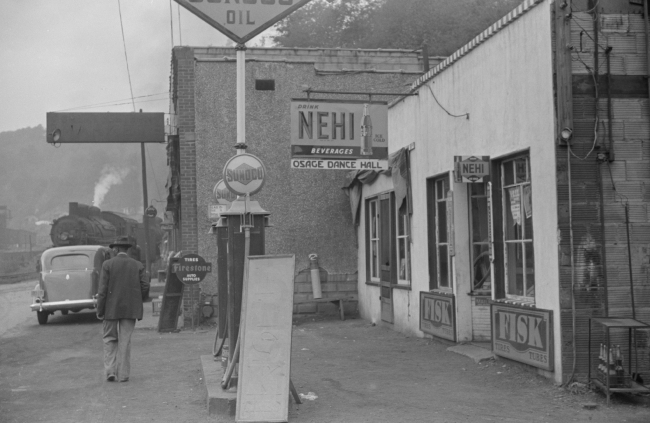 Gas station and dance hall Osage