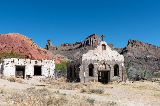 The Contrabando, a ghost town within Big Bend Ranch State Park