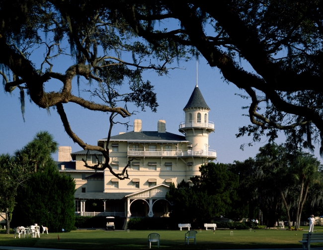 Golfers at Jekyll Island Georgia