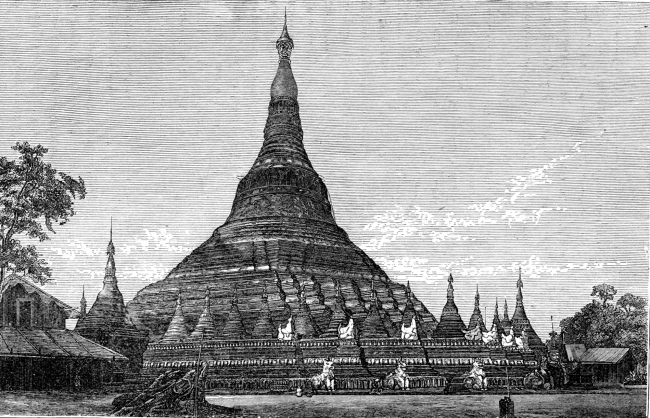 Great Shoay Dagon, or Golden Pagoda, Burma