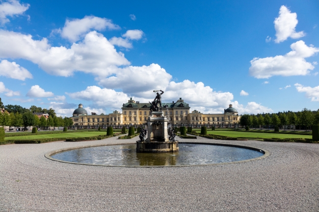 Hercules fountain at Drottningholm Palace