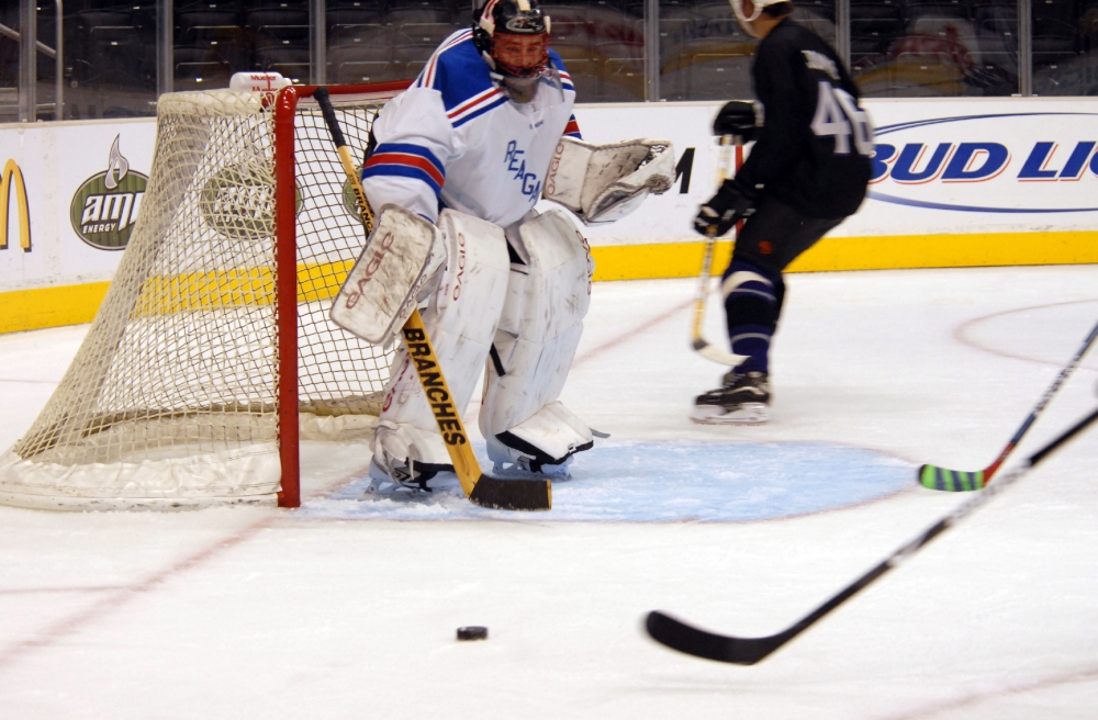 ice hockey goalie