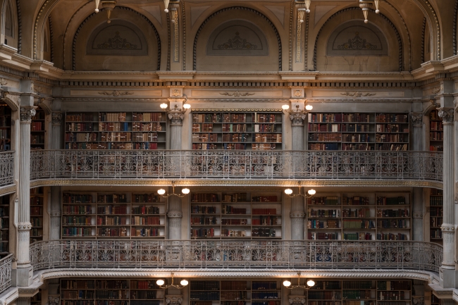 Interior George Peabody Library Maryland