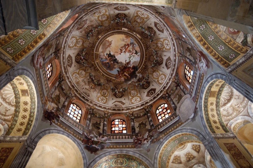 interior of the basilica san vitale ravenna italy 8493