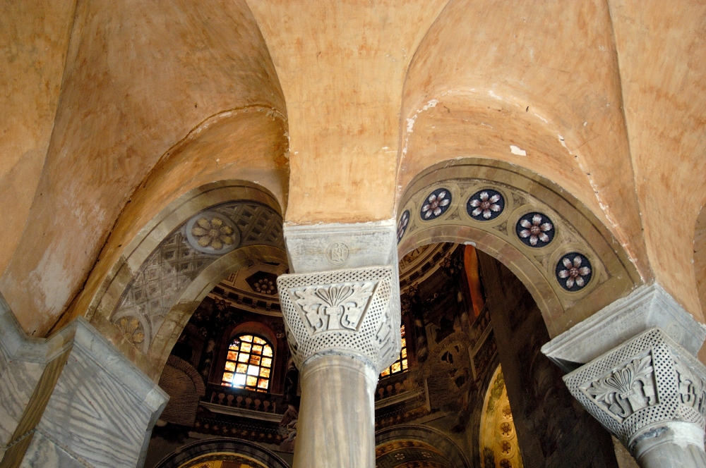 interior of the basilica san vitale ravenna italy 8576