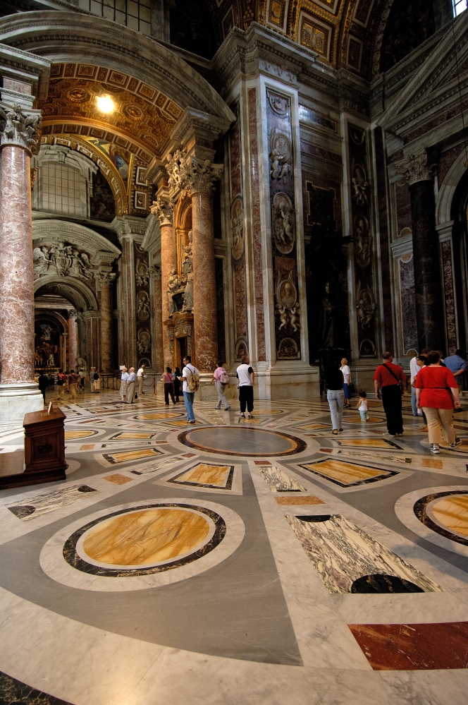 interior st peters basilica rome italy photo 0672