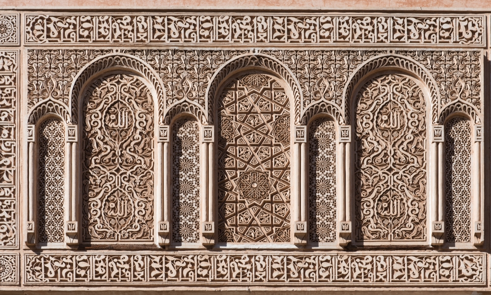 intricate details of architecture marrakech morocco 6730