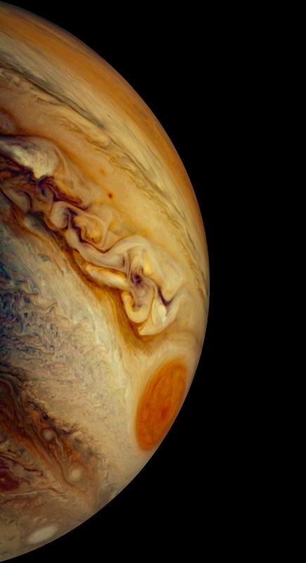 JunoCam image of Jupiter