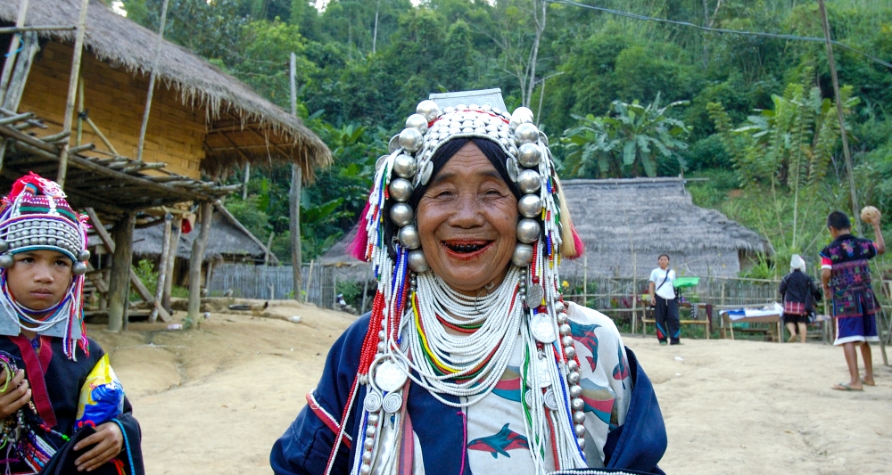 karen tribe village thailand 1037A