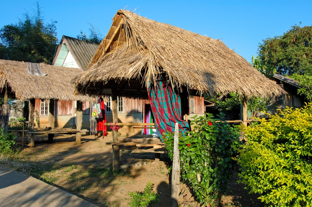 karen tribe village thailand 1048B