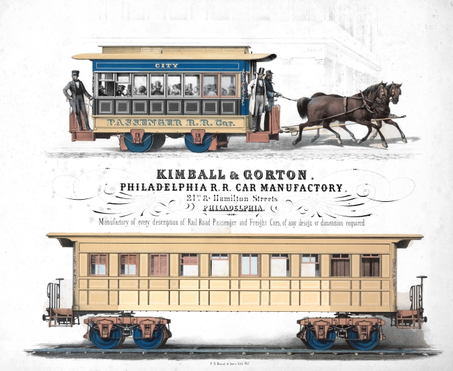 Kimball Gorton Philadelphia RR Car Manufactory