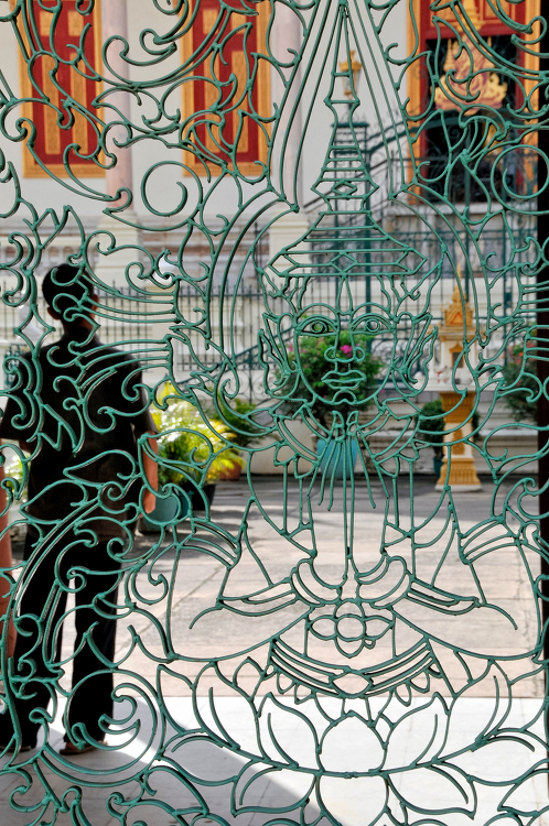 Large Decorative Gates Royal Palace Phnom Penh Photo 