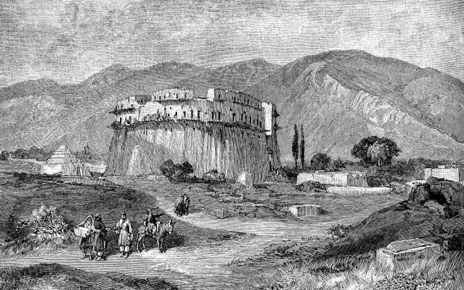 Lasgirda Fortified Village In Northern Persia Historical Illustr