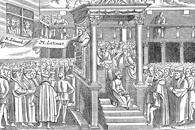 Latimer preaching before Edward VI