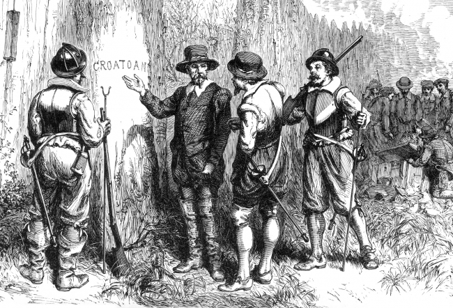 lost colony historical illustration