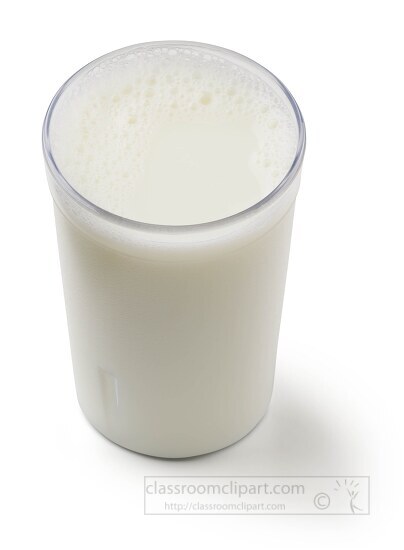 low-fat milk in clear glass