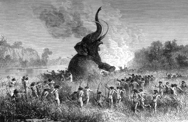 mammoth historical illustration