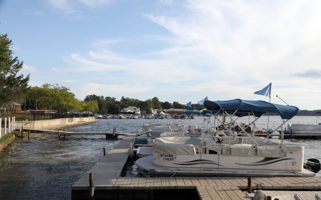 Marina on Lake Michigan