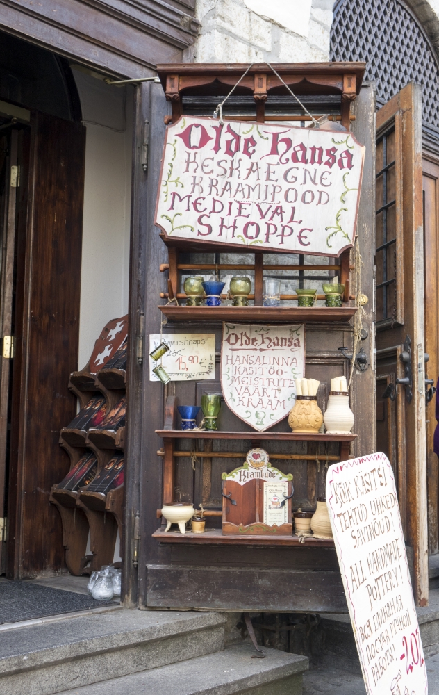 medieval shoppe in tallin estonia