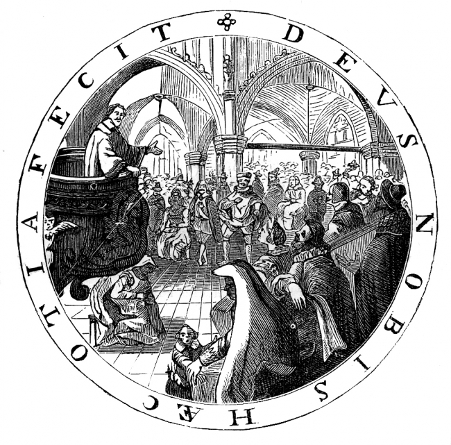 middle ages historical illustration gods mercy emblem