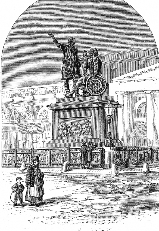 Minin Pojarsky Monument Historical Illustration