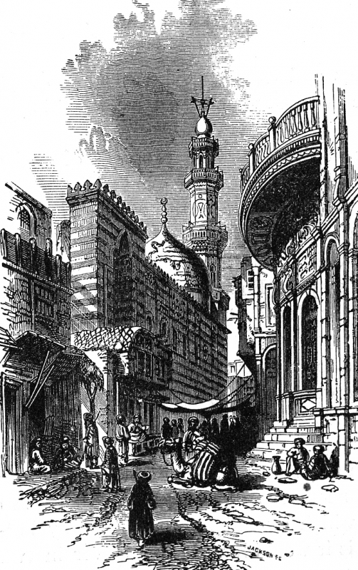 Mosque of Sultan Berkook and Fountain of Ismail Pasha at Cairo
