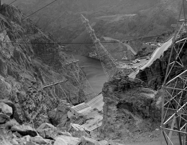 Nevada side showing the Nevada rim towers