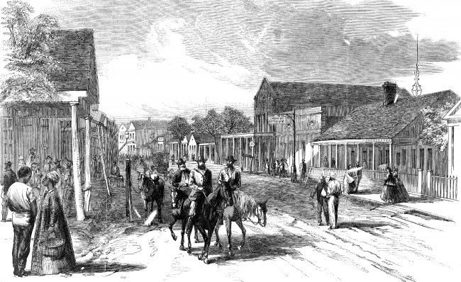 New Iberia Louisiana historic illustration