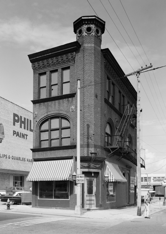 Building on Second Avenue North between Broadway Church Streets Nashville Tennessee historic photo