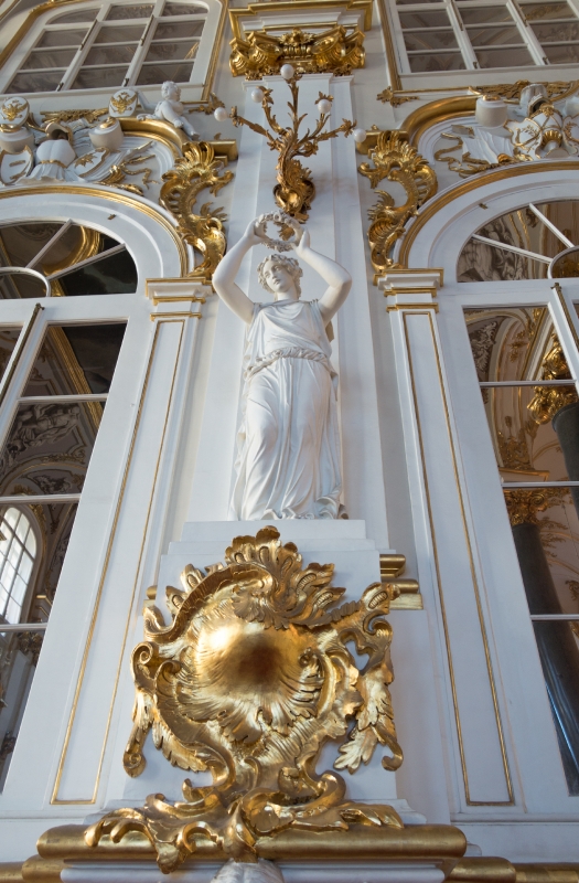 ornate interior winter palace russia