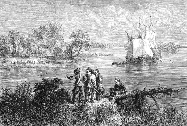 Penn’s colonists on the Delaware