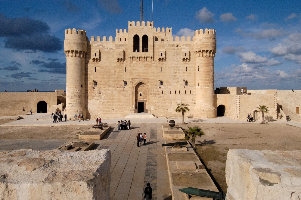 photo qaitbay citadel fort alexandria egypt image 1541 2