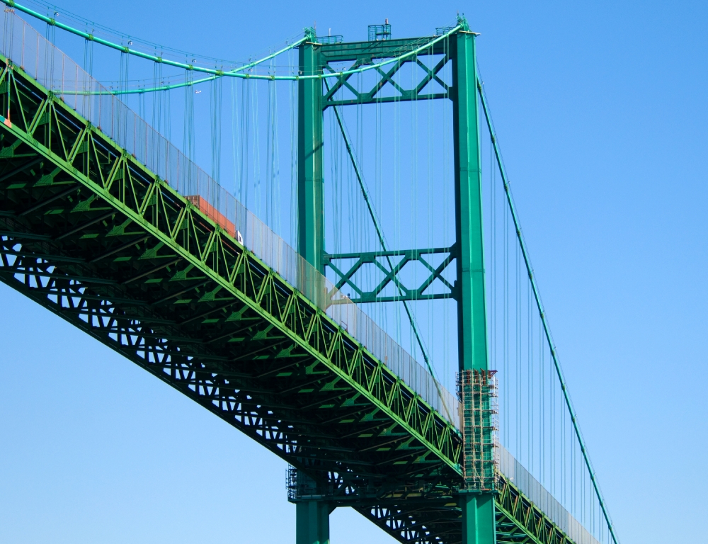 picture vincent thomas bridge los angles harbor