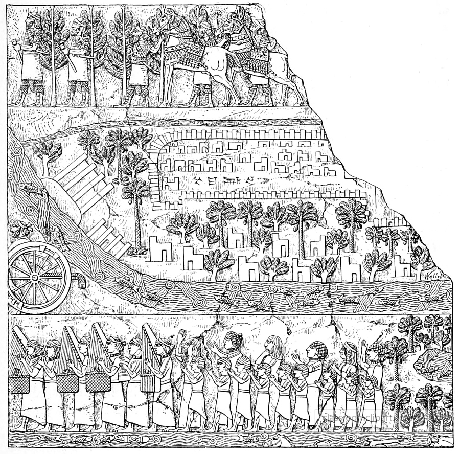 plan and elevation of a fortified city 9