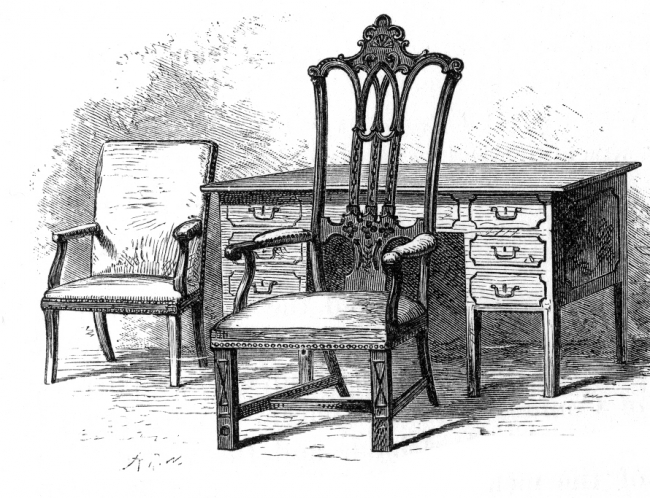 Presidents Chair during the Convention in Philadephia