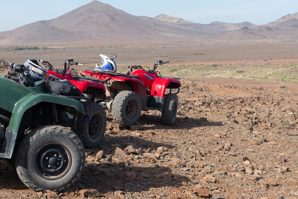 quad bikes in the moroccan stone desert 7612