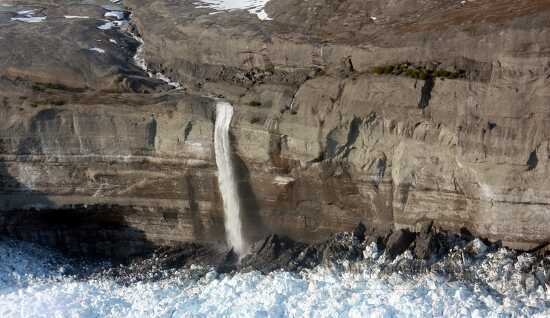 rapid erosion icy banks alaska