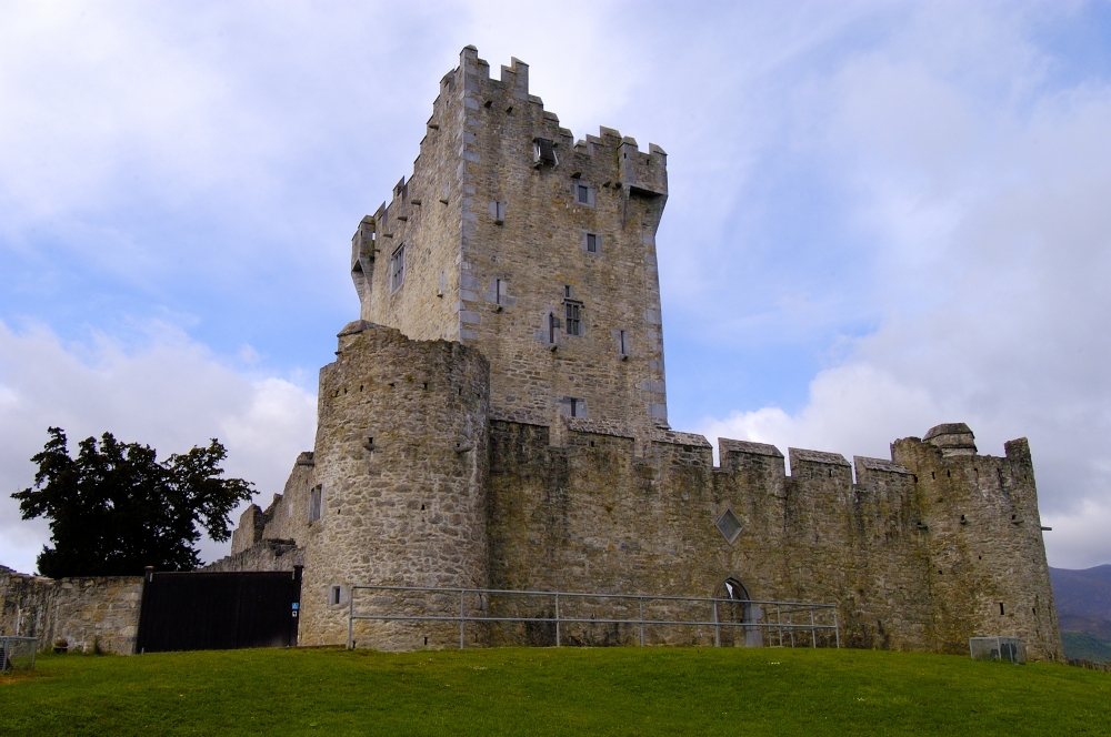 Ross Castle located in Killarney National Park, Ireland