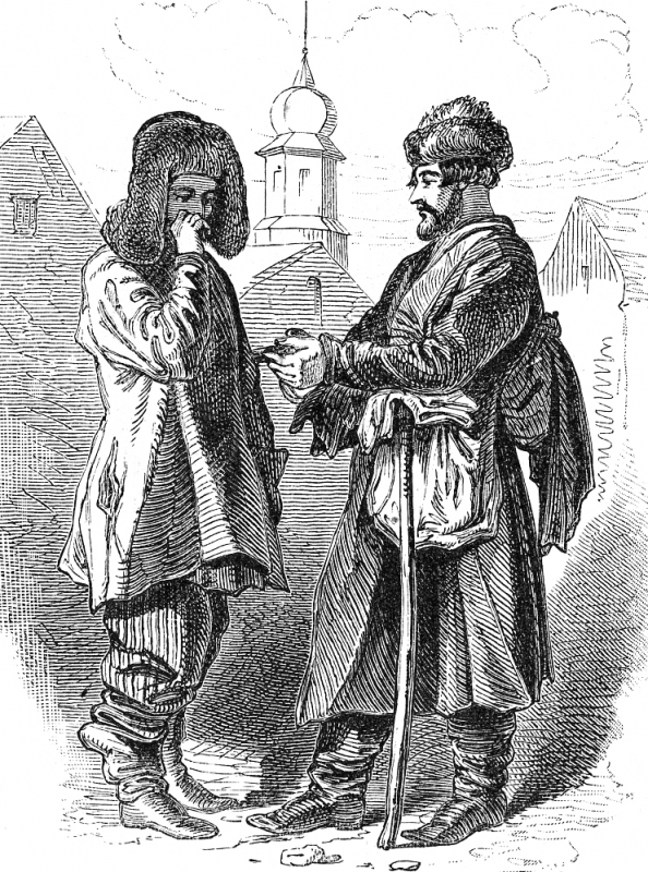 Russian And Finn Historical Illustration