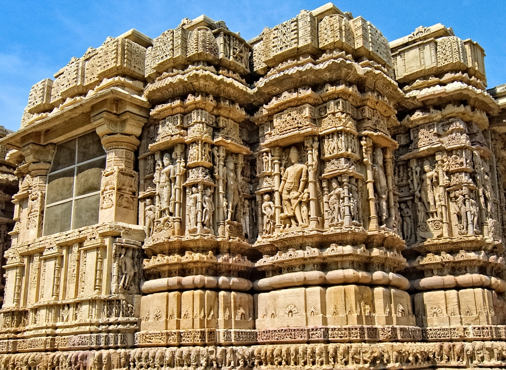 Sabhamandapa at Sun Temple Modhera, India