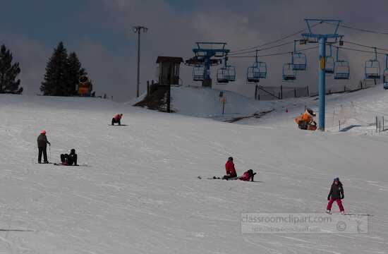 skiers at Camelback Mountain Resort