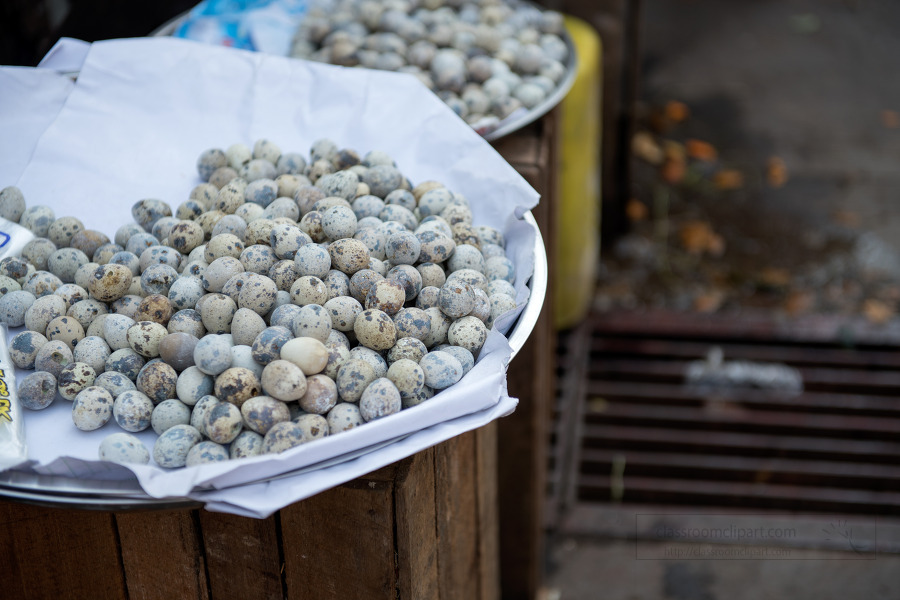 small eggs for sale local market in yangon myanmar