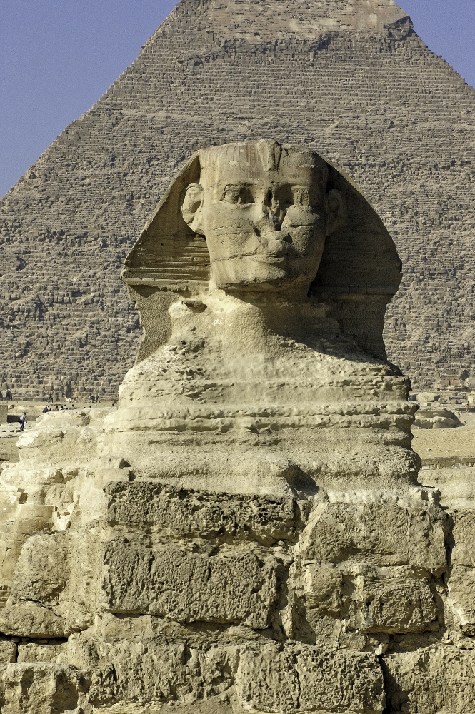 Sphinx with Pyramid of Khu 5394A