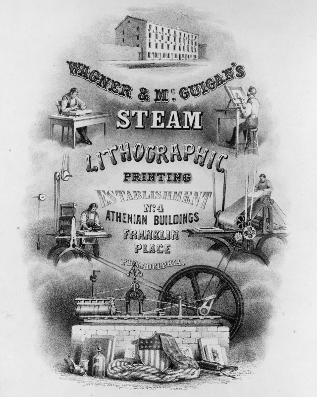 Steam Lithographic Printing Establishment 1850