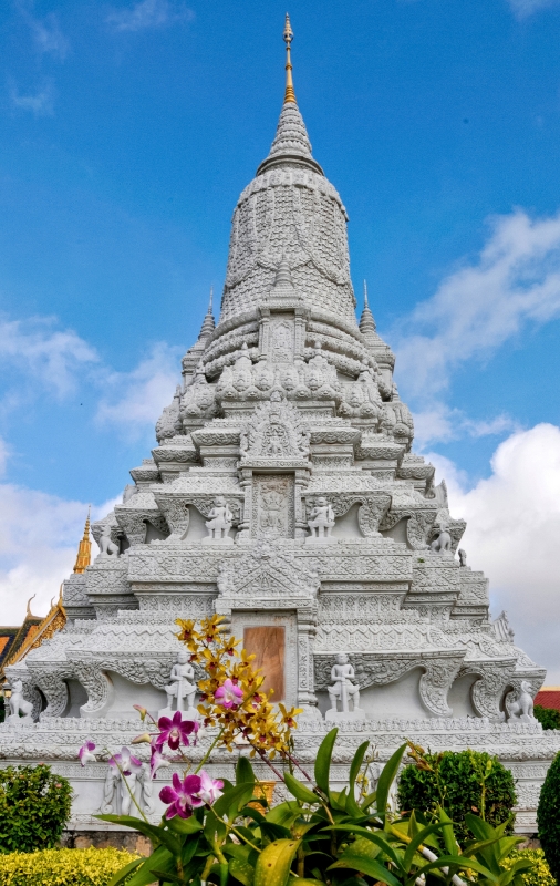 Stupa At Silver Pagoda Royal Palace Phnom Penh Photo 