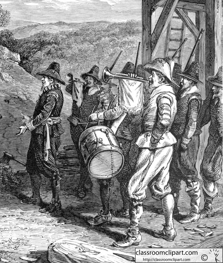 The Pilgrims Receiving Massasoit