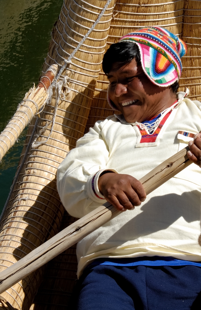 traditional reed boats lake titicaca photo 2596a