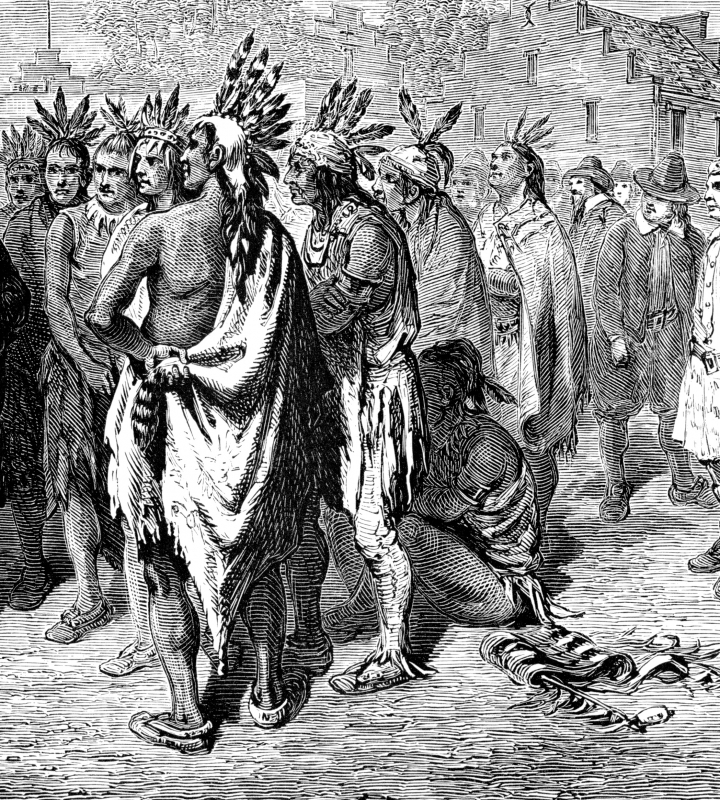 Treaty with the Indians at Fort Amsterdam