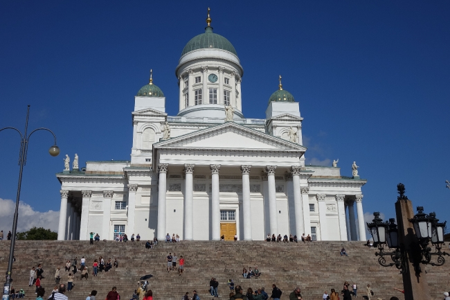 Tuomiokirkko Cathedral Helsinki Finland Photo 